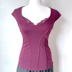 Guess corset style tee